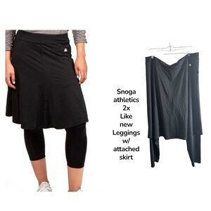 2x Snoga athletic modest leggins/skirt work out gear
